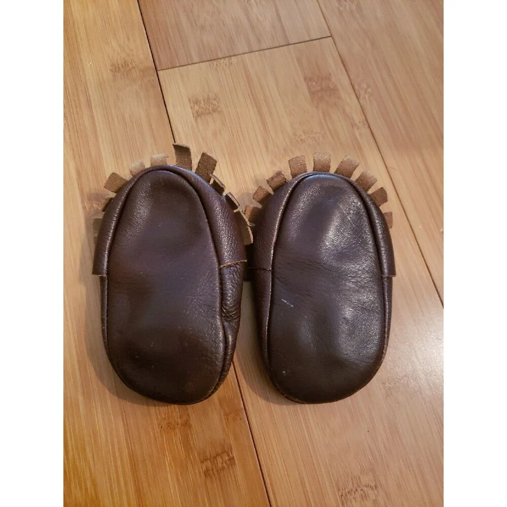 Genuine Leather Moccasins size 3